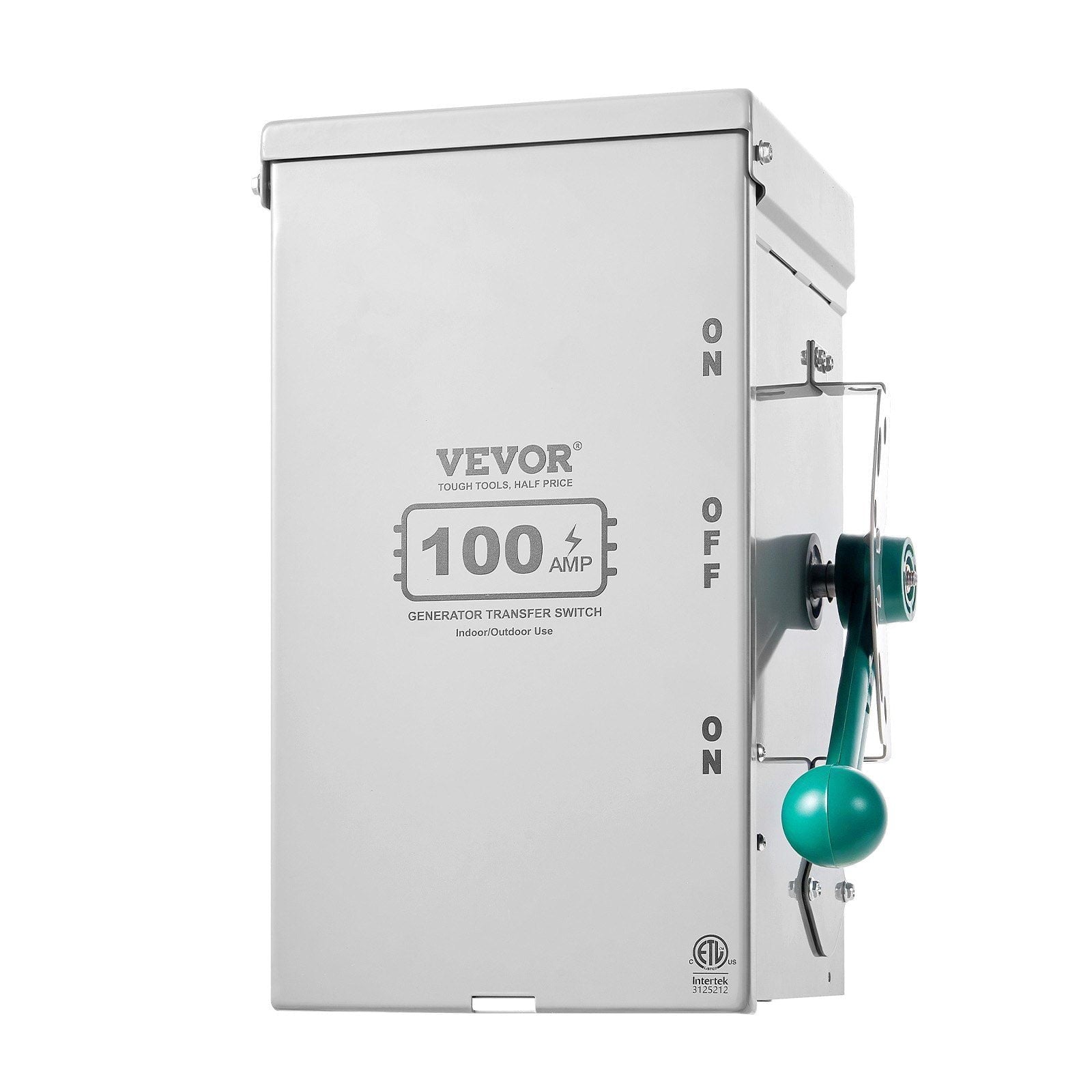 VEVOR 100A Generator Transfer Switch, 24000W Manual Transfer Switch, Heavy Duty Double-Throw Power T