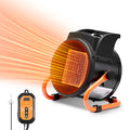 VEVOR Greenhouse Heater with Thermostat, 1500W PTC Fast Heating with Overheat Protection, 3-Speed Se