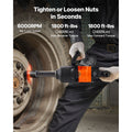 VEVOR 1 Inch Air Impact Wrench, Up to 1800 ft-lbs Nut-Busting Torque, 18.7 lbs Lightweight Pneumatic