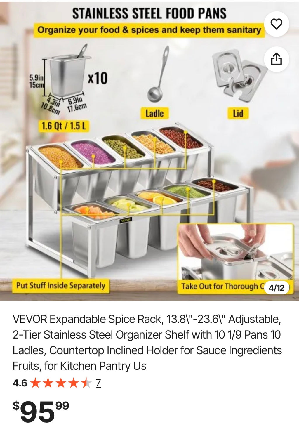 Stainless Steel Organizer