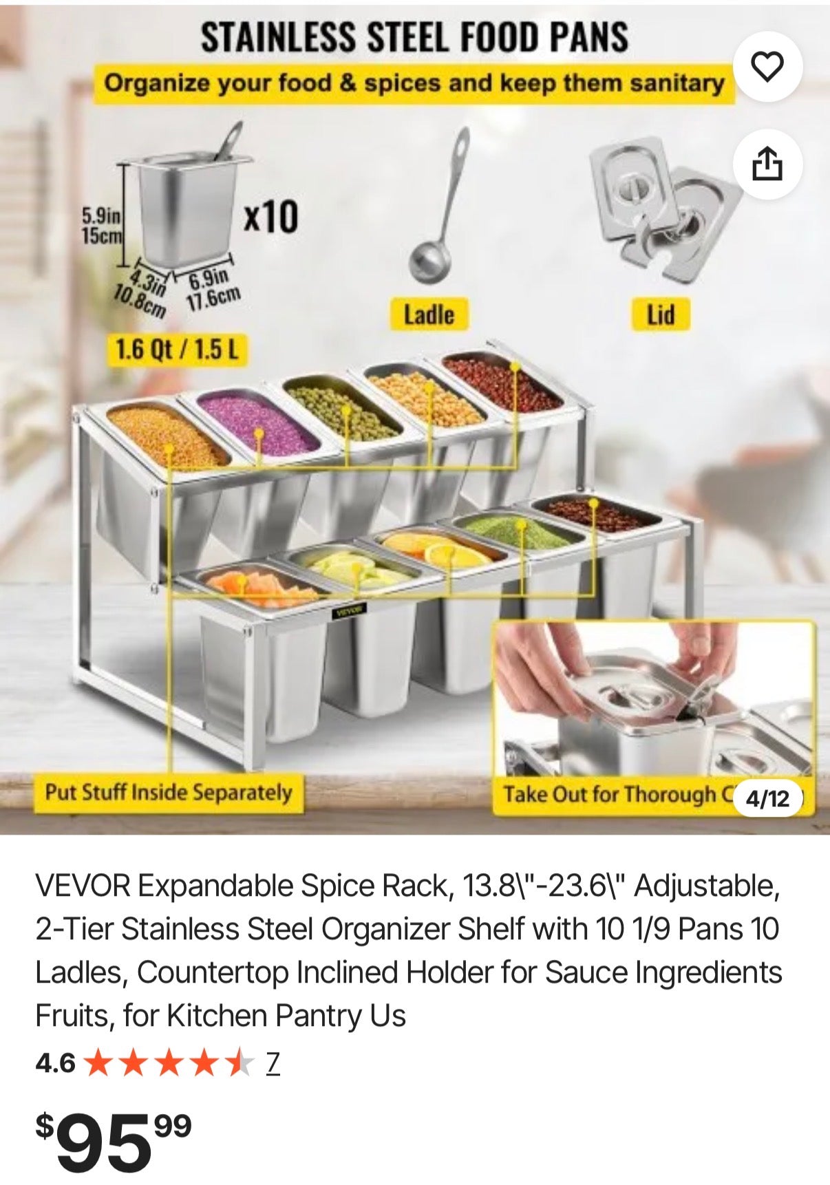Stainless Steel Organizer