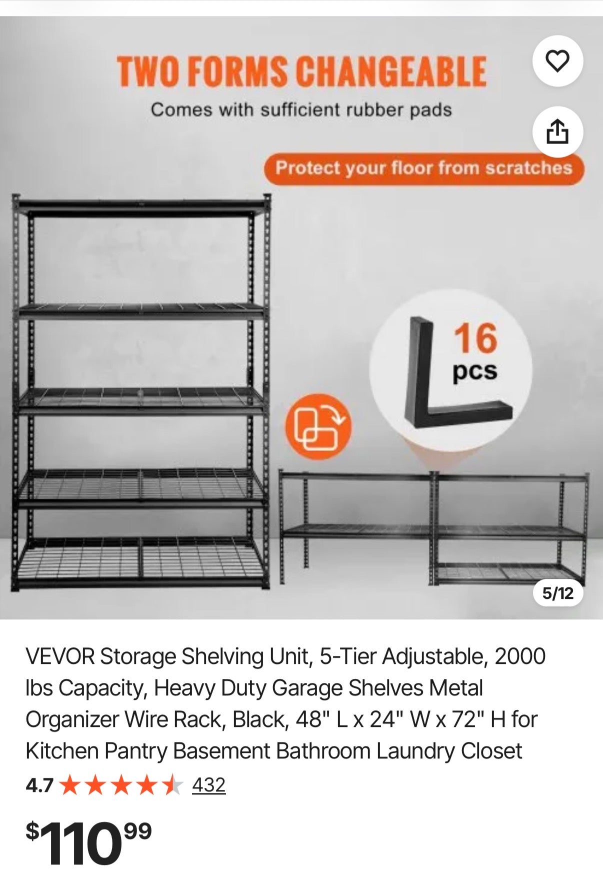 Storage Shelving Unit