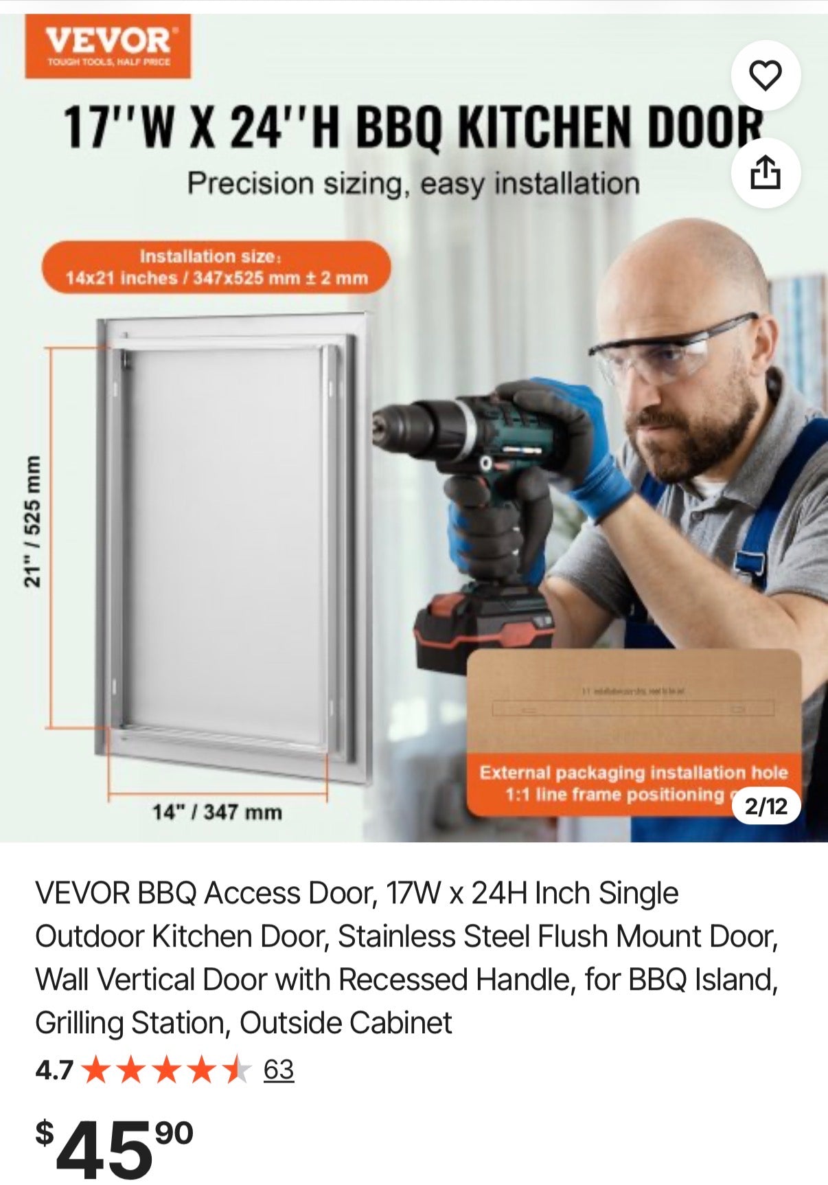 BBQ Access Door