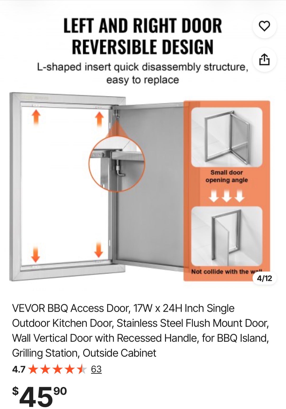 BBQ Access Door