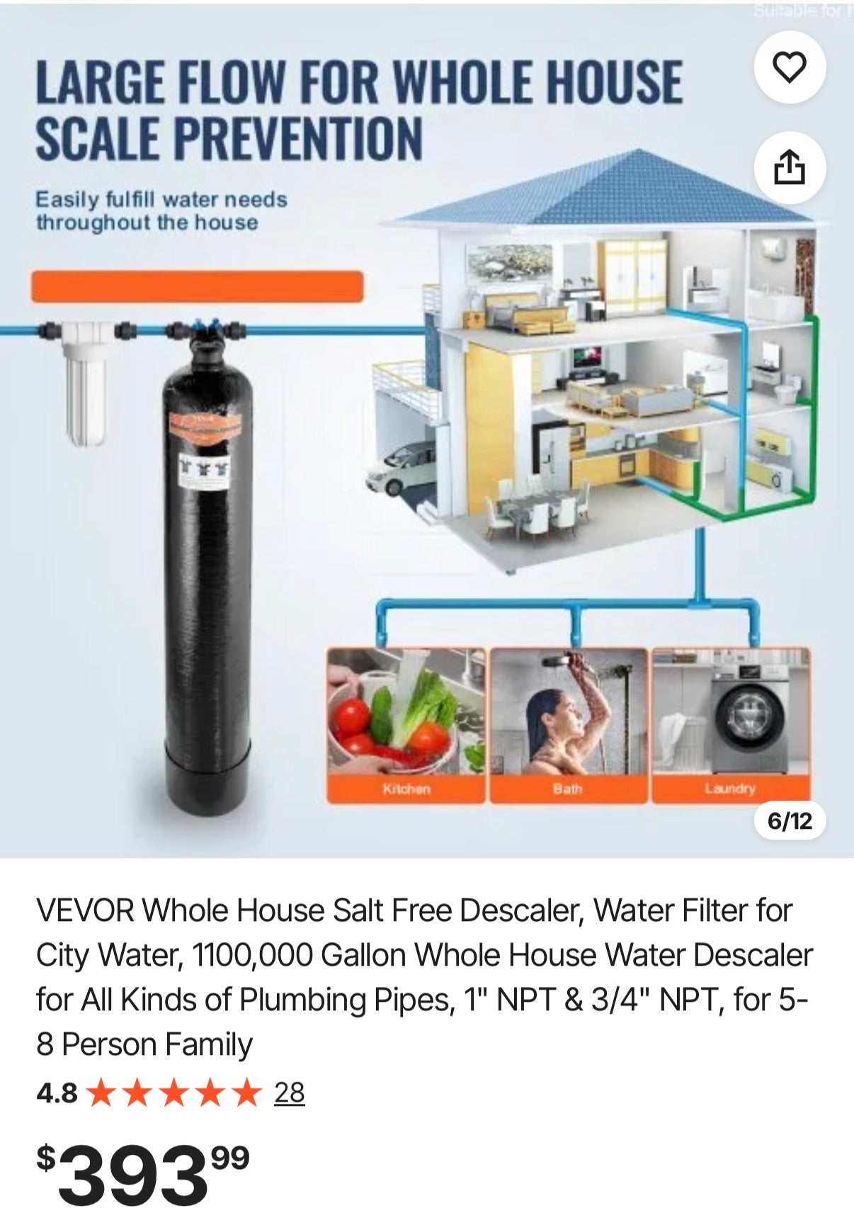 Whole House Salt Free Descaler