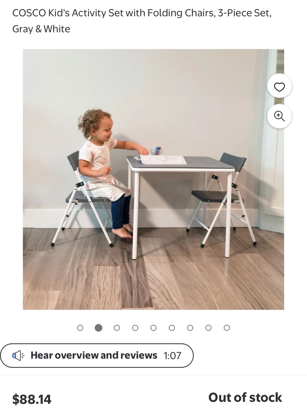 Folding Chairs, 3-Piece Set