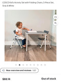 Folding Chairs, 3-Piece Set
