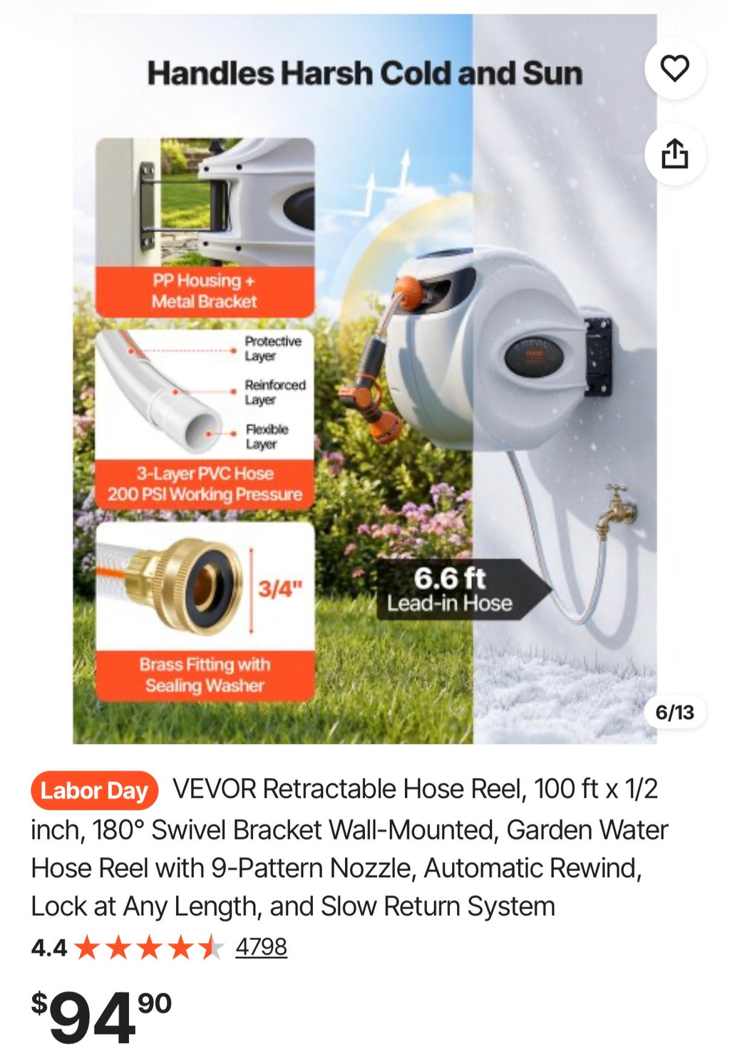 Retractable Hose Reel