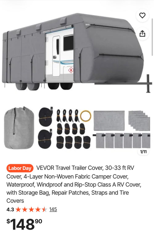 30-33 ft RV Cover