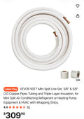 50FT Mini Split Line Set