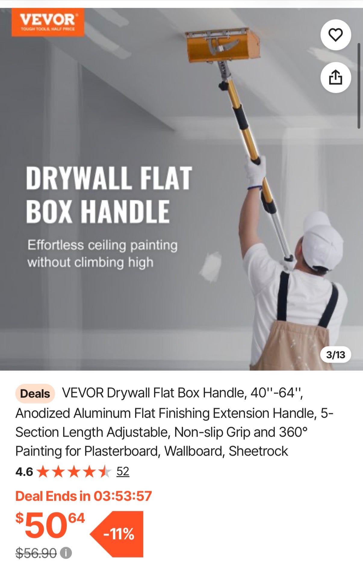 Drywall Flat Box Handle