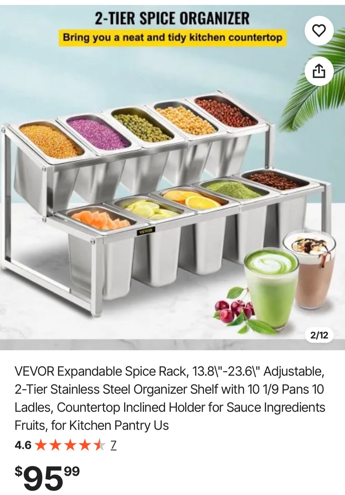 Expandable Spice Rack