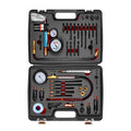 VEVOR Engine Cylinder Compression Tester Kit, 0-700 PSI Pressure Gauge & 0-100 PSI Leak Gauge, Autom
