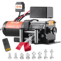 VEVOR Electric Winch, 3000 lb Line Pull Capacity, 12V DC ATV/UTV Winch with Î¦3/16 in x 39 ft 7 Stran