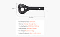 VEVOR Pintle Hook, 20000 lbs Towing Capacity, Pintle Hitch Receiver for 2-inch Hitch Hook Military R
