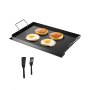 VEVOR Carbon Steel Griddle, 24x16 inch Universal Flat Top Rectangular Plate, Gas Grill Griddle for B