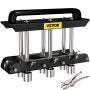 VEVOR Three-Station Edge Roller, Large Radius, 0-90° Bending Angle Sheet Metal Brake, Quickly Adjust