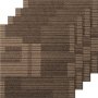 VEVOR Carpet Tiles Reusable, 24"x 24"Carpet Squares With Padding Attached, Soft Padded Carpet Tiles,