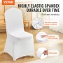 VEVOR Stretch Spandex Folding Chair Covers, Universal Fitted Chair Cover, Removable Washable Protect